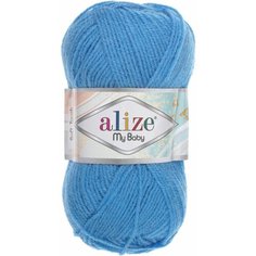 Пряжа Alize My baby темно-голубой (289), 100%акрил, 150м, 50г, 2шт