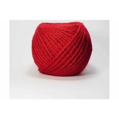 Пряжа 100%полиакрил карачаевская алый, 125±25м, 40±10г, 3шт