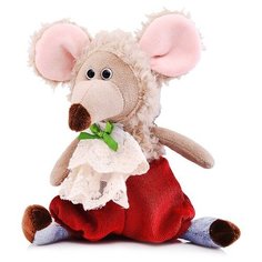 Мягкая игрушка BUDI BASA collection Крыс Брэд, 15 см, серый..