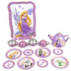 Disney Набор чайной посуды Принцесса "Рапунцель" (15 предм, металлич.) Altacto