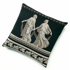 Набор для вышивания подушки Греки канва Jobelan 27 ct 39 х 39 см THEA GOUVERNEUR 2054