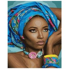 Картина по номерам "Синий платок", 40x50 см ВанГогВоМне