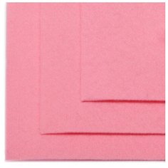 Фетр листовой жесткий IDEAL 1мм 20х30см арт. FLT-H1 уп.10 листов цв.613 св. розовый
