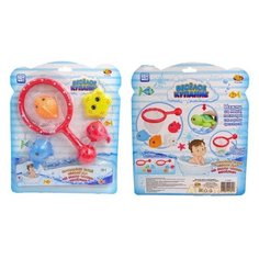 Набор для купания ABtoys Веселое купание, Сачок и 4 фигурки (PT-01249)