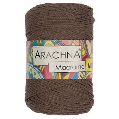 Пряжа ARACHNA Macrame Mini, 80% хлопок, 20% полиэстер, 4*250 г, 230 м, №26, светло-коричневый