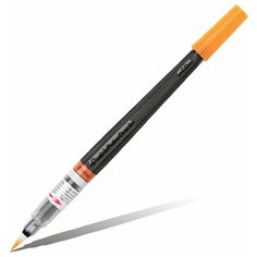 Кисть с краской Pentel "Colour Brush", цвет: оранжевый