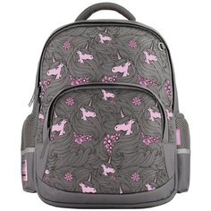 Рюкзак Bruno Visconti Единороги. Романтика, серый 12-002-119/05 эргономичная спинка