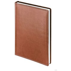 Ежедневник недатированный "Velvet", А5+, линия, 136 листов, светло-коричневый Альт