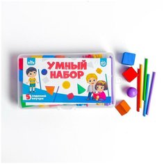 Кубики Лесная мастерская, счетный материал "Умный набор"