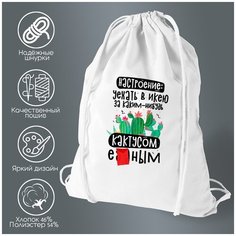 Сумка для обуви CoolPodarok Прикол. Настроение уехать в Икею за каким-нибудь кактусом ё*ным