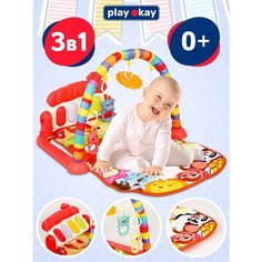 Play Okay Музыкальный коврик детский развивающий