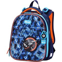 Ранец Forst F-Top "Orange Plane" 36*28*15 см, 2 отделения, 2 кармана, анатомическая спинка