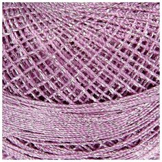 Пряжа "Camelia" 70% полиэстер, 30% люрекс 190м/20гр (414 сирень) (10 шт) Yarn Art
