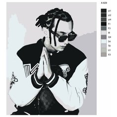 Картина по номерам X-829 "Репер Yanix (Яникс)" 80x100 Brushes Paints