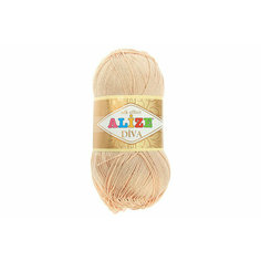 Пряжа Alize Diva пудра (0382), 100%микрофибра, 350м, 100г, 1шт