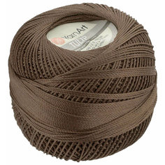Пряжа Yarnart Tulip темный шоколад (403), 100%микрофибра, 250м, 50г, 1шт