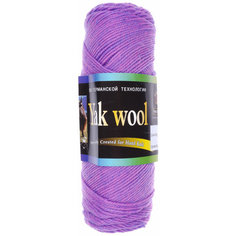 Пряжа Color City Yak wool фиолетовый меланж (2939), 60%пух яка/20%мериносовая шерсть/20%акрил, 430м, 100г, 1шт
