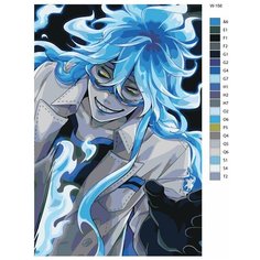 Картина по номерам W-156 "Игра Disney: Twisted-Wonderland (Дисней: Искривленная страна чудес). Идия Шрауд" 70x110 Brushes Paints