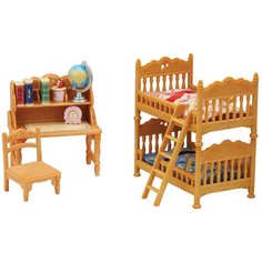 Игровой набор Sylvanian Families Детская комната с двухэтажной кроватью 5338, 19 дет.