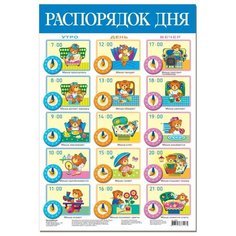 Плакат Дрофа-Медиа Распорядок дня 2095