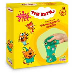  1 TOY Слайм тайм. Три кота Maxi Т16618, 1 эксперимент, разноцветный