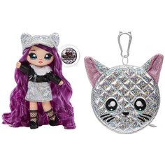 Кукла Na! Na! Na! Surprise 2 в 1 Glam Series Chrissy Diamond, 19 см, 575344 малиновый