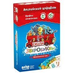 Настольная игра Банда умников Зверобуквы English УМ043