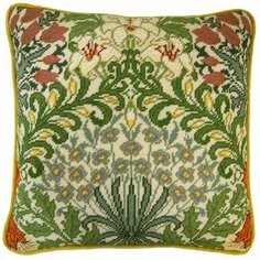 Набор для вышивания подушки Garden William Morris (Сад) 35,5 x 35,5 см Bothy Threads TAC8