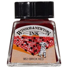 Тушь Winsor&Newton, 14 мл, кирпично-красный