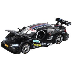 Машинка металлическая Автопанорама 1:32, BMW M3 DTM, черный, инерция, свет, звук, открываются двери (JB1251316)удалить ПО задаче