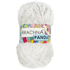 Пряжа ARACHNA Panda, 100% микрополиэстер, 5*100 г, 75 м, №76, светло-серый
