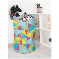 Корзина для игрушек JoyArty "Радуга на зонтах" 40x60 см