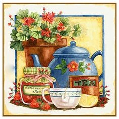 Алмазная мозаика Чаепитие 30x30 см. Milato