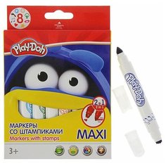 PDCP-US1-11MB-8 Фломастеры, 8 цветов Play Doh