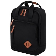 Рюкзак BRAUBERG FRIENDLY молодежный, черный, 37х26х13 см, 270089