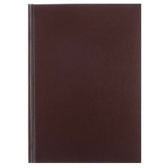 Ежедневник недатированный А5+, 136 листов Ideal new, обложка бумвинил, коричневый Bruno Visconti