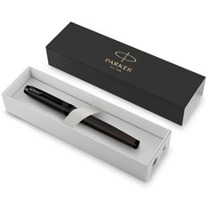 Parker im achromatic - matt black, перьевая ручка, f