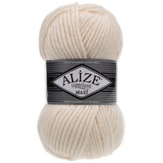 Пряжа Alize Superlana Maxi (62 - молочный)