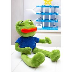 Мягкая игрушка лягушонок лягушка Пепе Pepe мем Plush Story