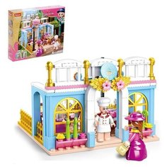 Конструктор Розовая Мечта «Кафе», 199 деталей Sluban