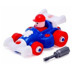 Конструктор «Автомобиль гоночный», 22 элемента, микс Полесье