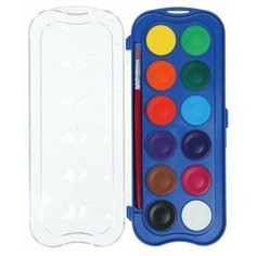 Giotto Акварель сухая GIOTTO ACQUARELLI, 12 цветов, d=30 мм, с кистью