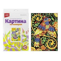 Lori Картина по номерам для малышей Попугай