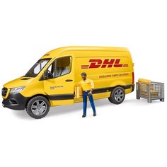 Микроавтобус Bruder Mercedes-Benz Sprinter DHL 02-671 1:16, 43.5 см, желтый