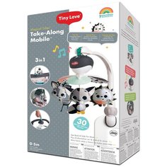 Электронный мобиль Tiny Love малый универсальный День и ночь 561, белый/черный