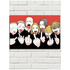 Картина по номерам Аниме Токийские мстители - 8474 Г 60x40