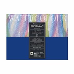 Fabriano Блок для акварели "Watercolour" 300г/м2 18x24см Grain fin \ Cold pressed 20л склейка по 4 сторонам