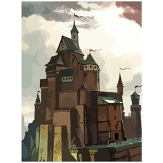 Картина по номерам на холсте настольная игра GOT Игра престолов - 6895 В 30x40