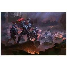 Картина по номерам на холсте настольная игра Twilight Imperium - 6924 Г 60x40