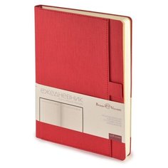 Ежедневник недатированный А5 Marseille, красный Bruno Visconti